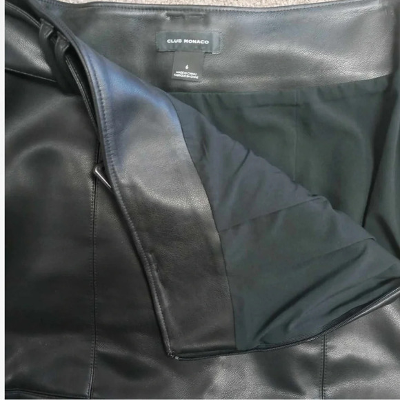 Club Monaco Black Midi Skirt - Picture 12 of 13